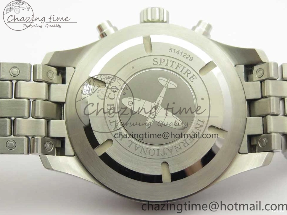 MIROTIME 0824 Stretchable Pilot Chrono 2016 IW377719 ZF 1:1 Best Edition Gray Dial on SS Bracelet A 7135